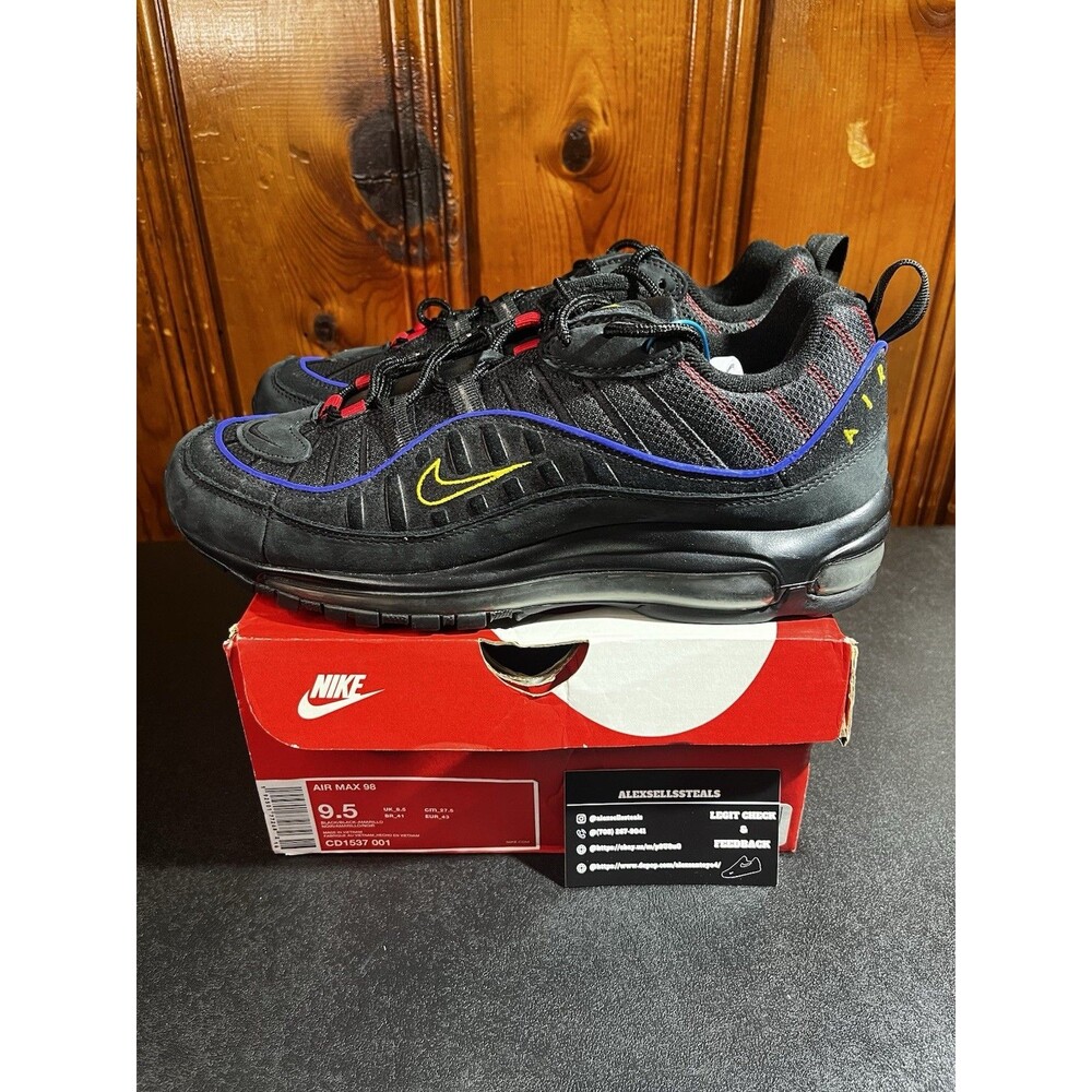 Nike Airmax 98 Neon Racer Graphics (CD1537001) Size 9.5 Men BRAND NEW CONDITION